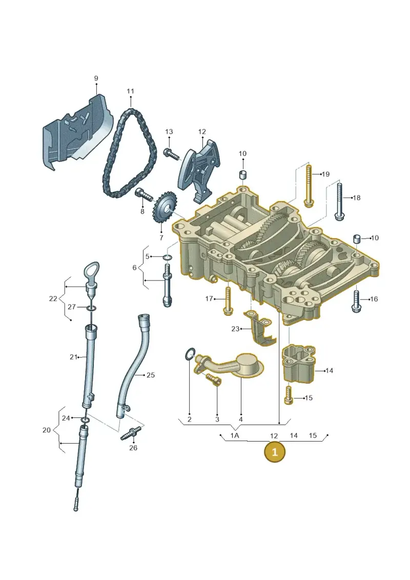 06F103295P — Skoda OCTAVIA/COMBI/4X4      04> (2004-) diagram 420115200, position 1