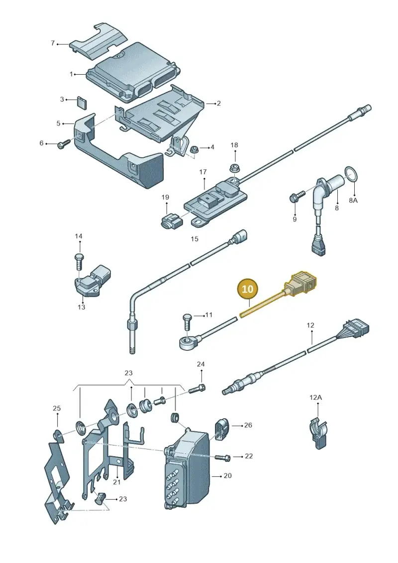 06F905377 — Skoda OCTAVIA/COMBI/4X4      04> (2004-) diagram 419906300, position 10