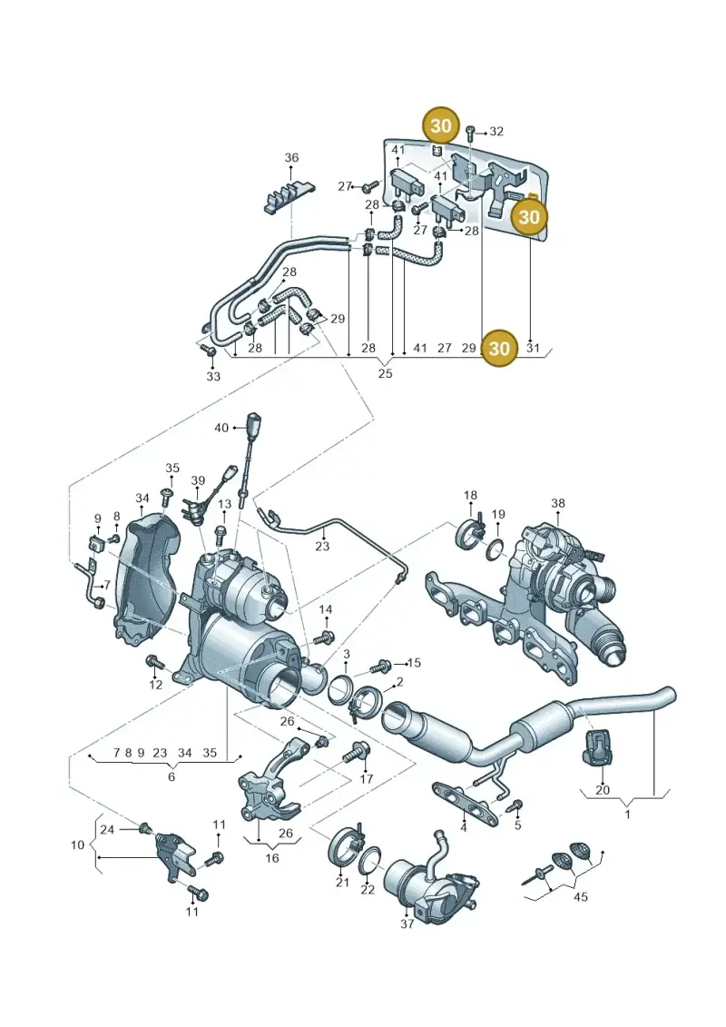 06F971842 — Skoda Kodiaq (2018-2022) diagram 434253040, position 30