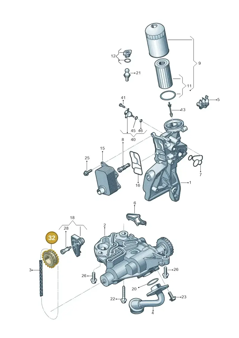 06H105209AT — Skoda Kodiaq (2024-) diagram 827115100, position 32
