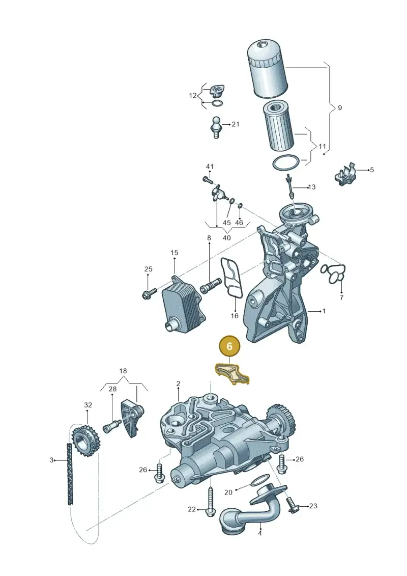 06H115175C — Skoda Kodiaq (2024-) diagram 827115100, position 6