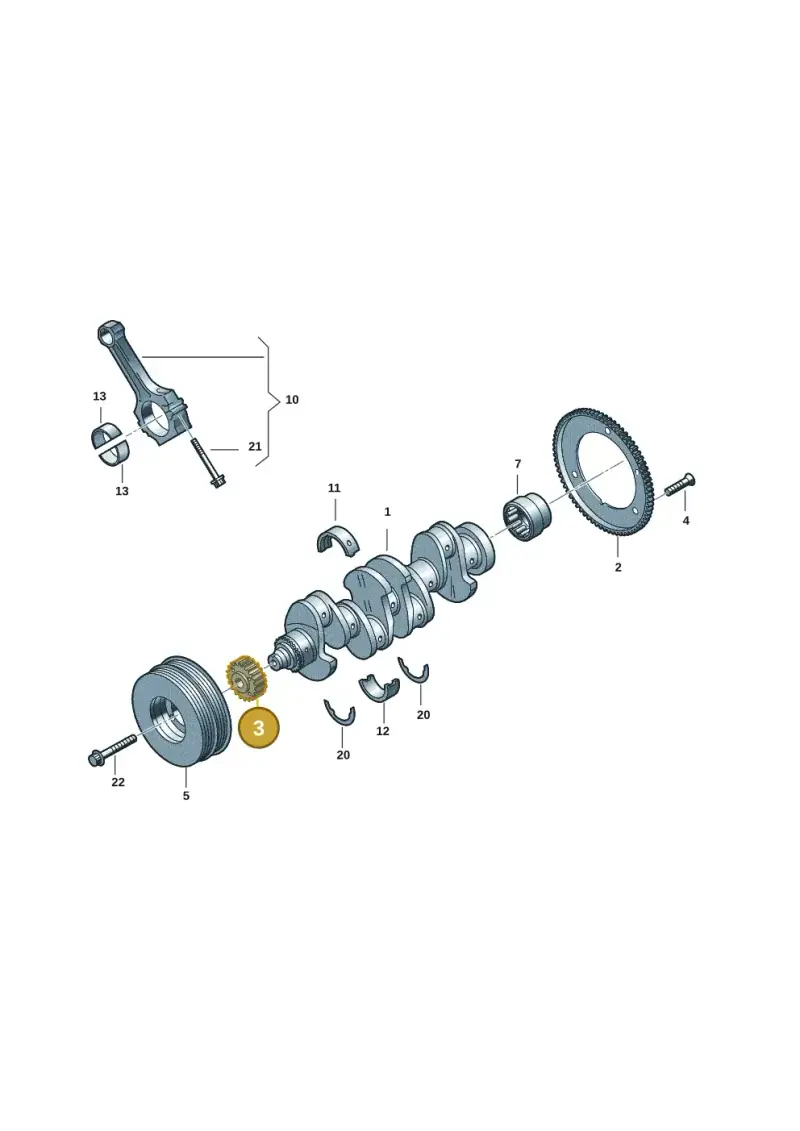 06K105209D — Skoda Octavia (2019-2024) diagram 5h0105030, position 3