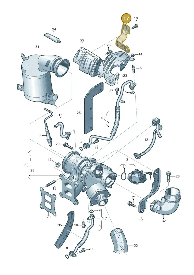 06K129598B — Skoda Kodiaq (2018-2022) diagram 746145500, position 17