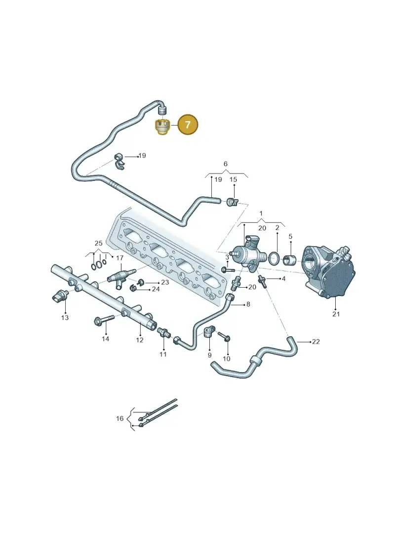 06K133184D — Skoda Kodiaq (2017-2022) diagram 588133500, position 7