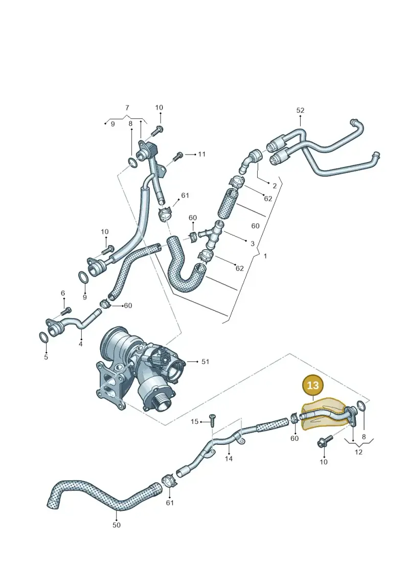 06K133833C — Skoda Octavia (2017-2020) diagram 745121270, position 13