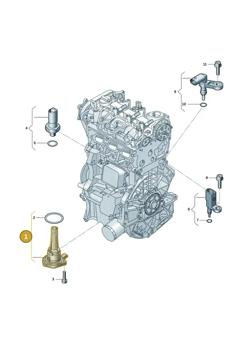 06K907660C — Skoda Fabia (2021-) diagram 907660007, position 1