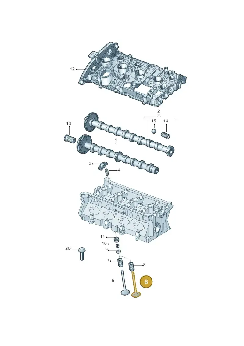 06L109611E — Skoda Kodiaq (2017-2022) diagram 809109200, position 6