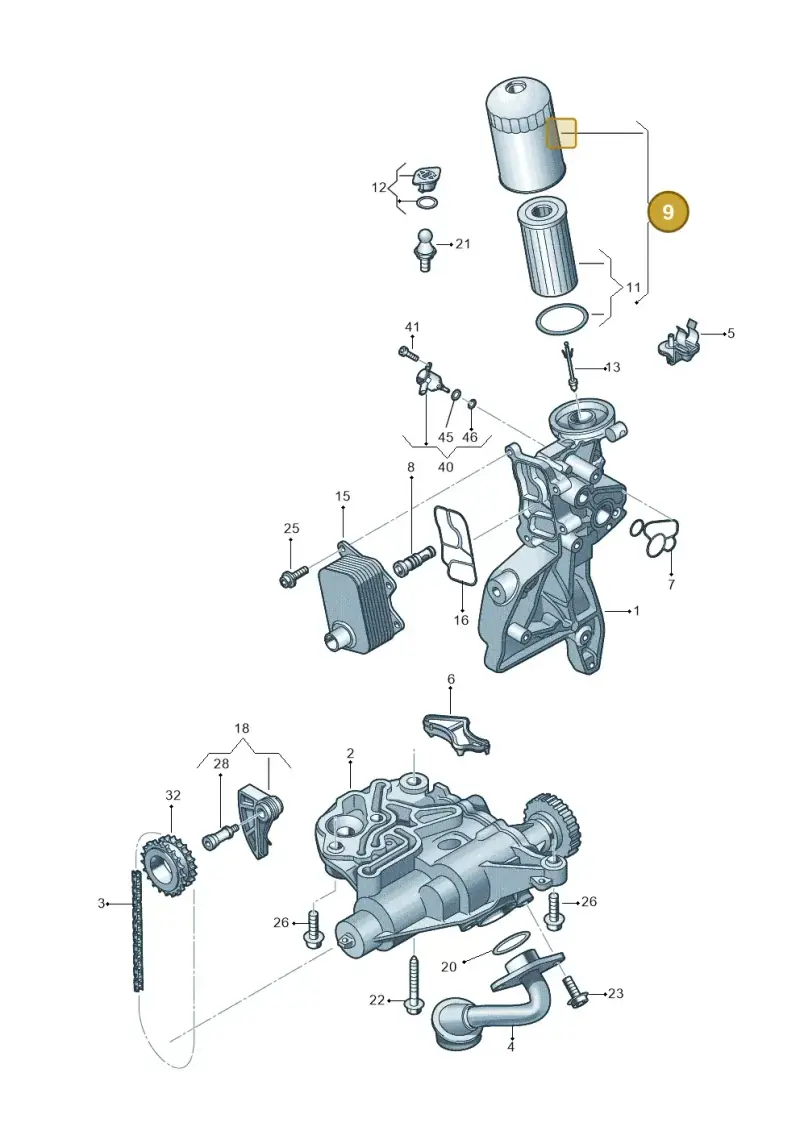 06L115401J — Skoda Kodiaq (2024-) diagram 827115100, position 9