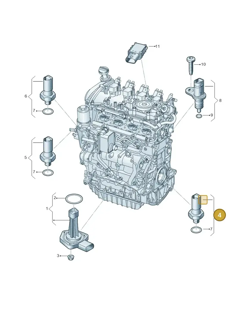 06L919081 — Skoda Kodiaq (2024-) diagram 907660005, position 4
