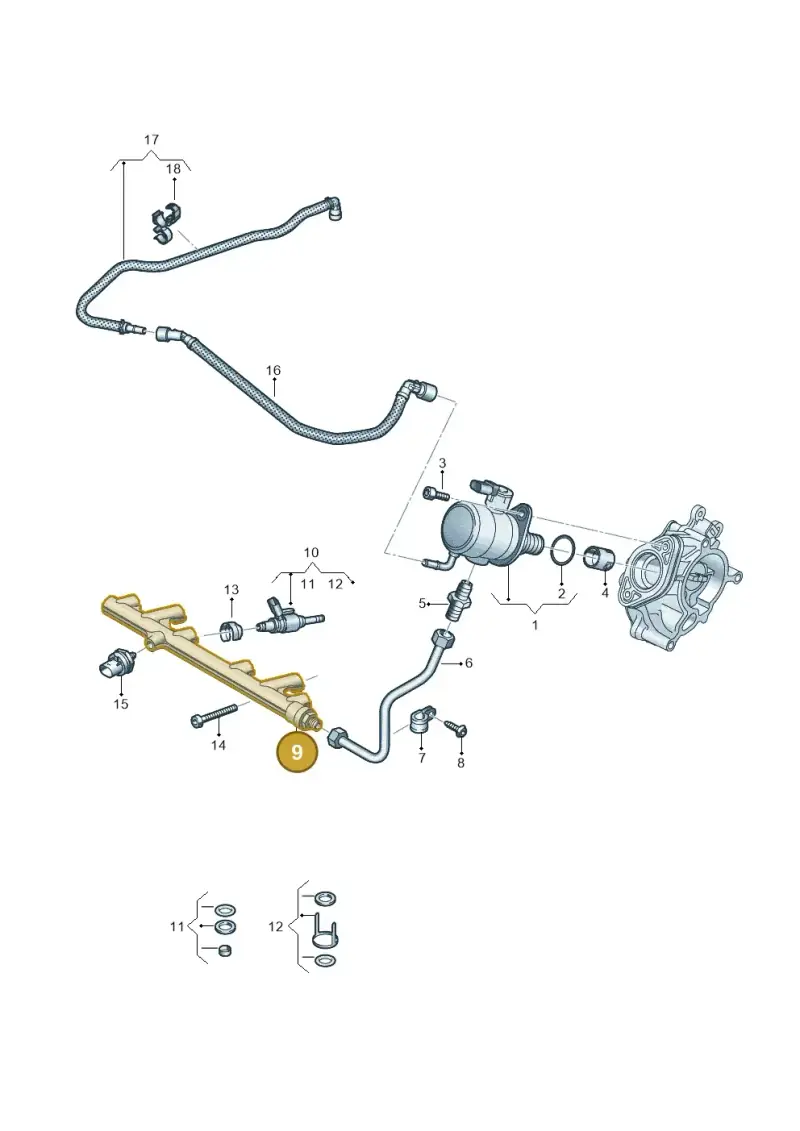 06N133317A — Skoda Superb Combi (2023-) diagram 813133190, position 9