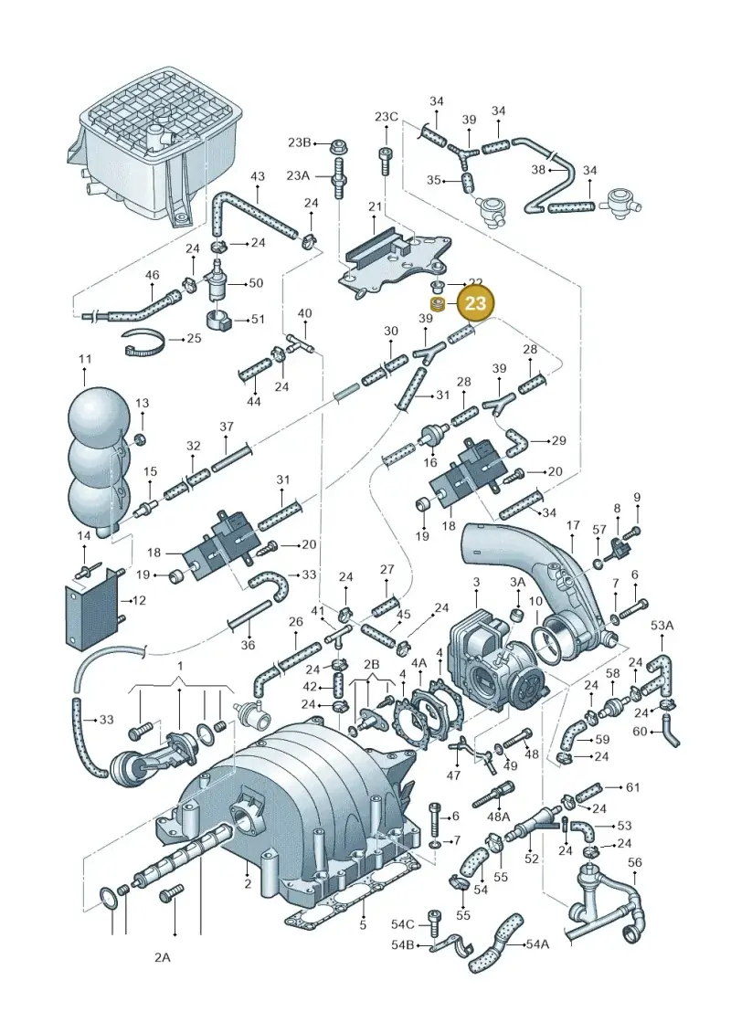 078129669 — Skoda SUPERB                 02> (2001-) diagram 156133820, position 23