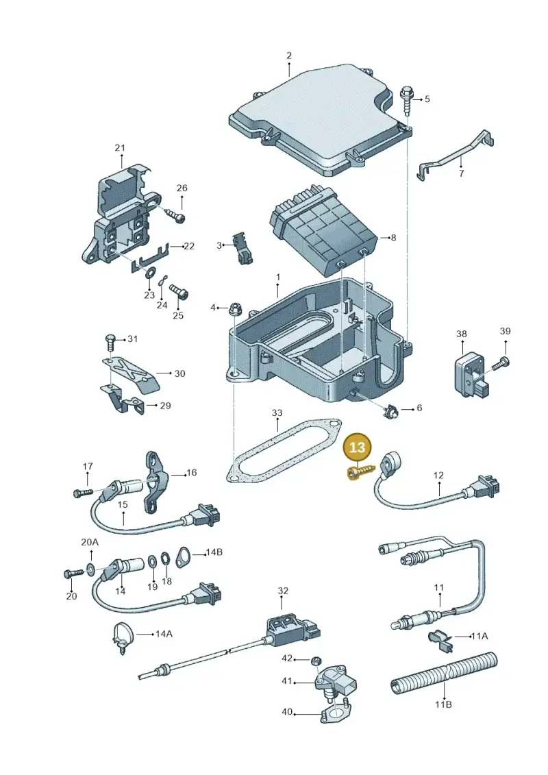078905319 — Skoda SUPERB                 02> (2001-) diagram 156906100, position 13
