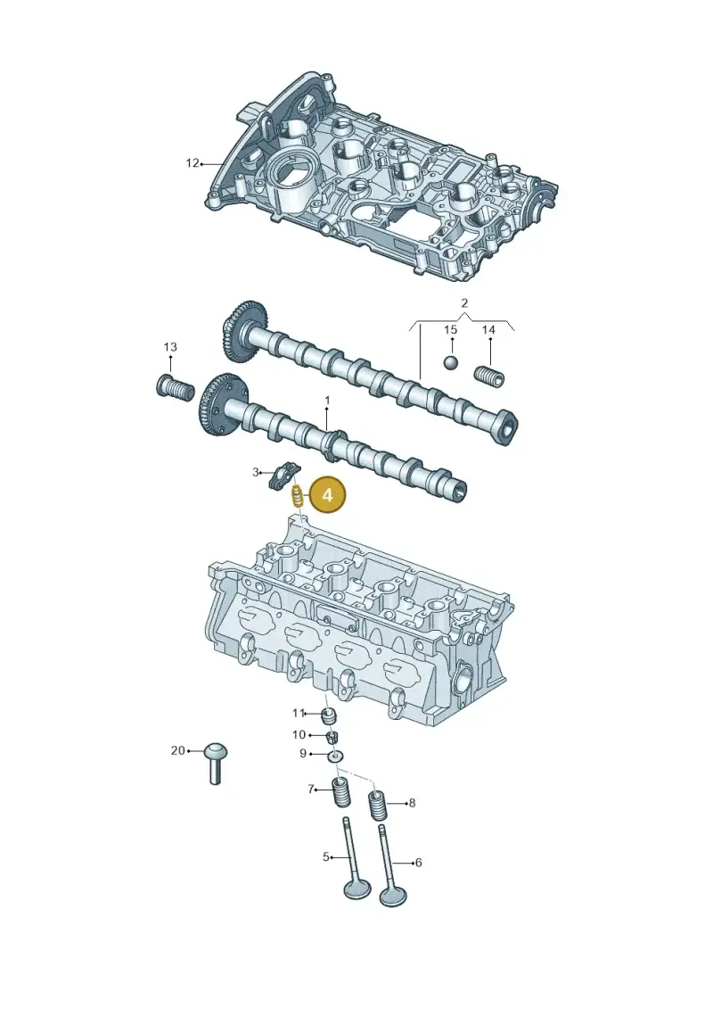 079109423B — Skoda Superb Combi (2015-2024) diagram 627109200, position 4