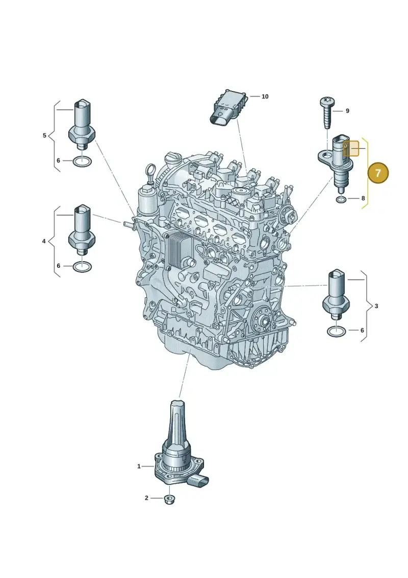079919525M — Skoda Kodiaq (2024-) diagram 907660015, position 7