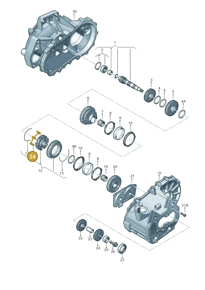 084311313 — Skoda Superb Combi (2015-2024) diagram 746311200, position 14