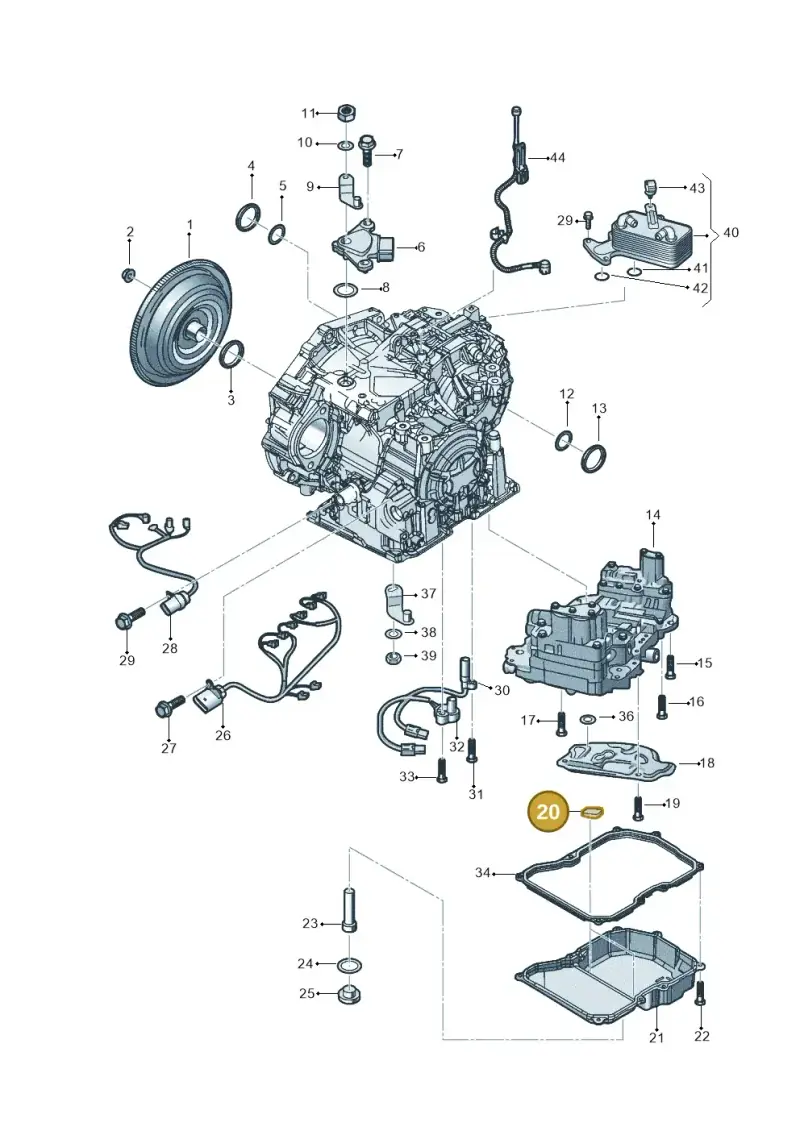09D321368 — Skoda Karoq (2017-2022) diagram 431300251, position 20