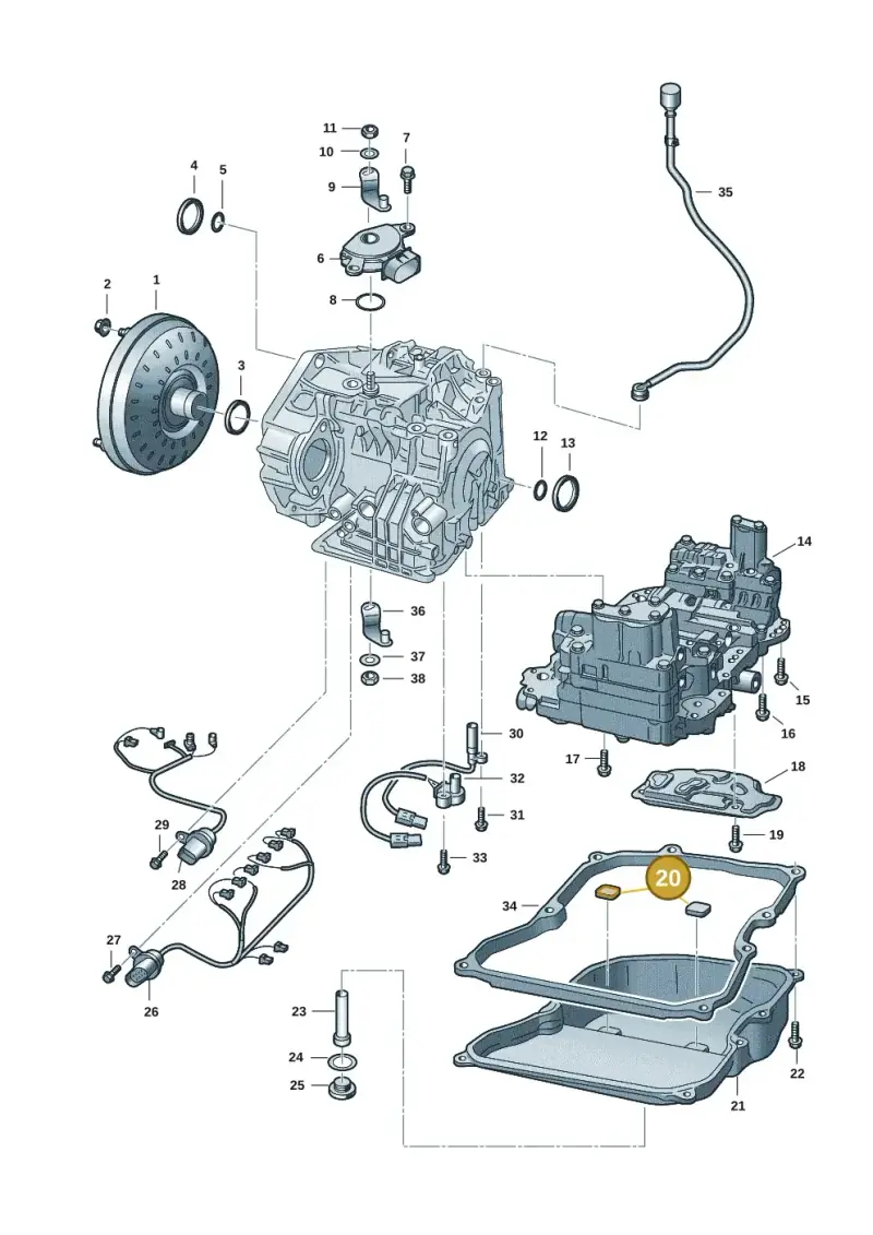 09D321368 — Skoda Fabia (2021-) diagram 62i301680, position 20