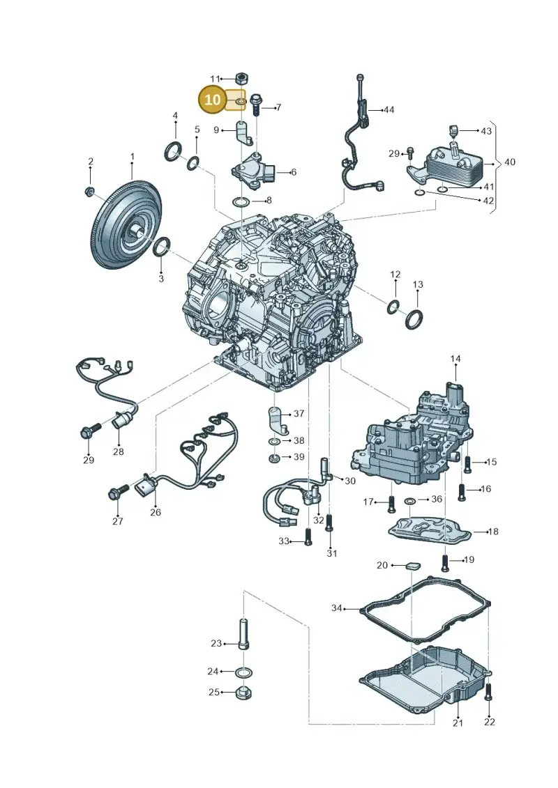 09G321381 — Skoda Karoq (2017-2022) diagram 431300251, position 10