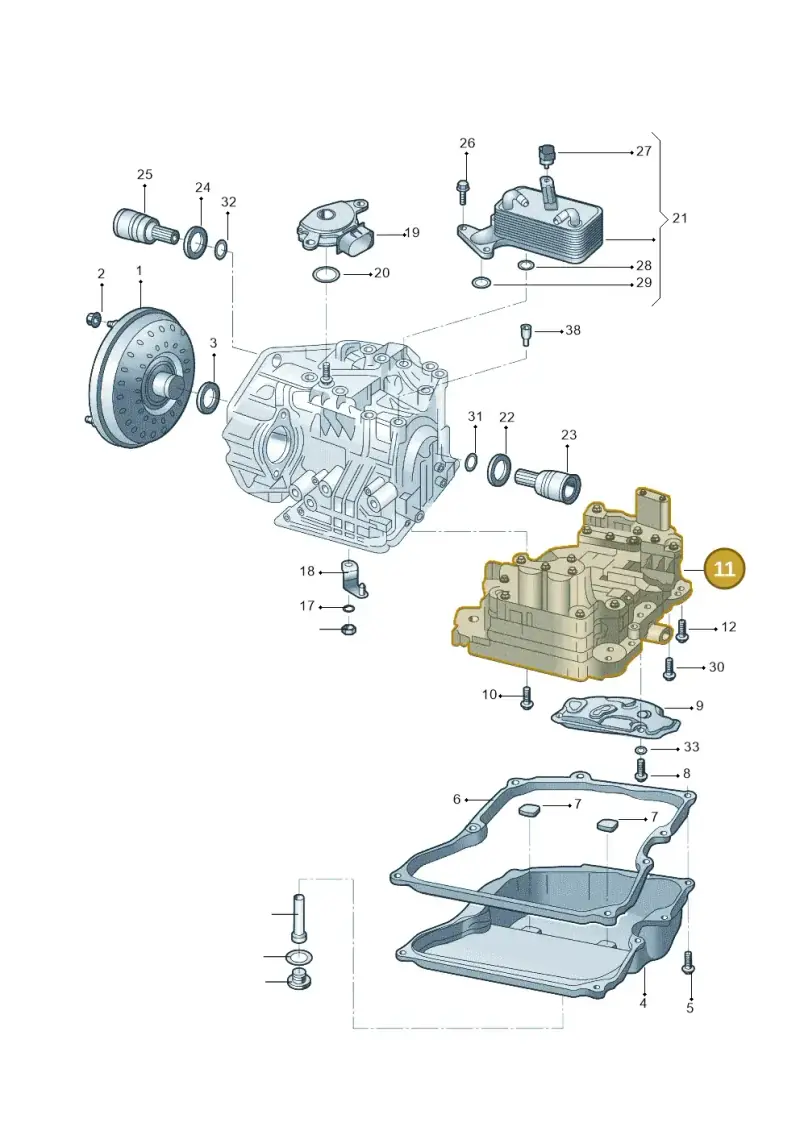 09G325039J — Skoda Kamiq (2018-2023) diagram 427321650, position 11