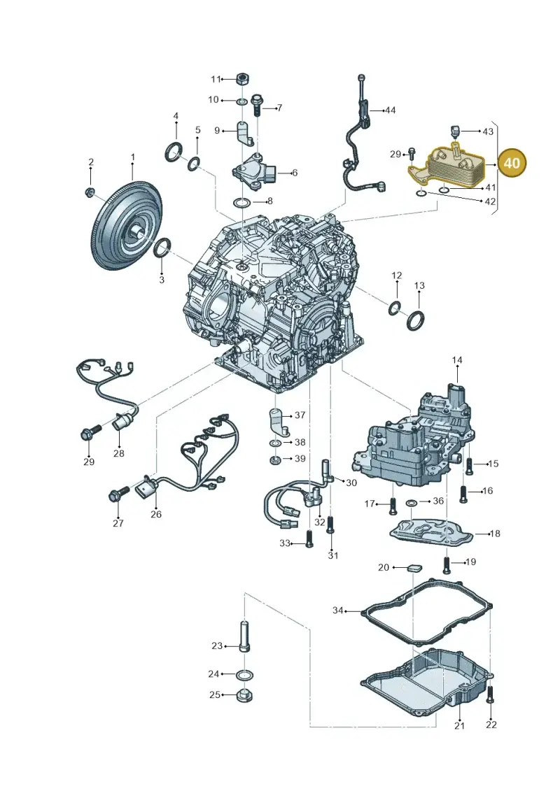 09G409061F — Skoda Karoq (2017-2022) diagram 431300251, position 40