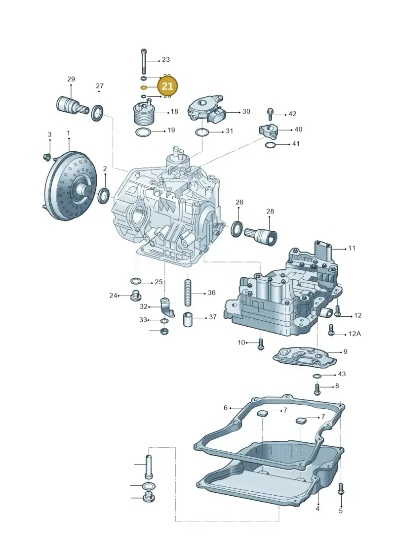 09G409539 — Skoda OCTAVIA           "CN."07> (2007-) diagram 617321650, position 21