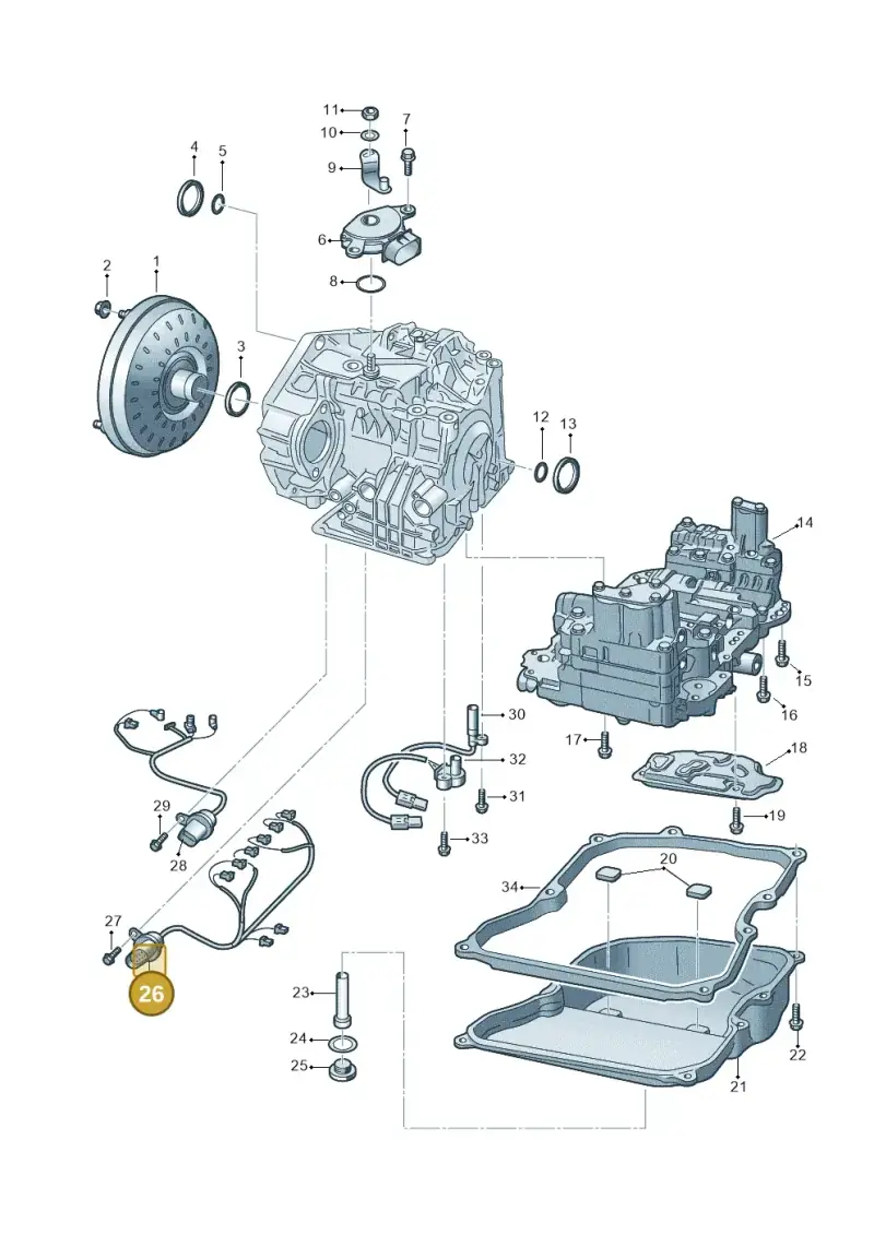 09G927363F — Skoda Kamiq (2019-) diagram 827380020, position 26