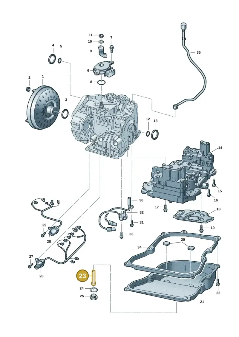 09P321363 — Skoda Octavia (2019-2024) diagram 62x300280, position 23