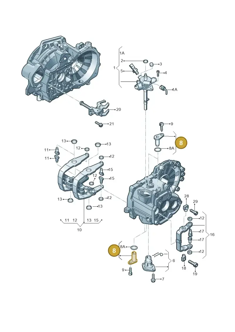 0A4301427B — Skoda Karoq (2017-2022) diagram 409311910, position 8