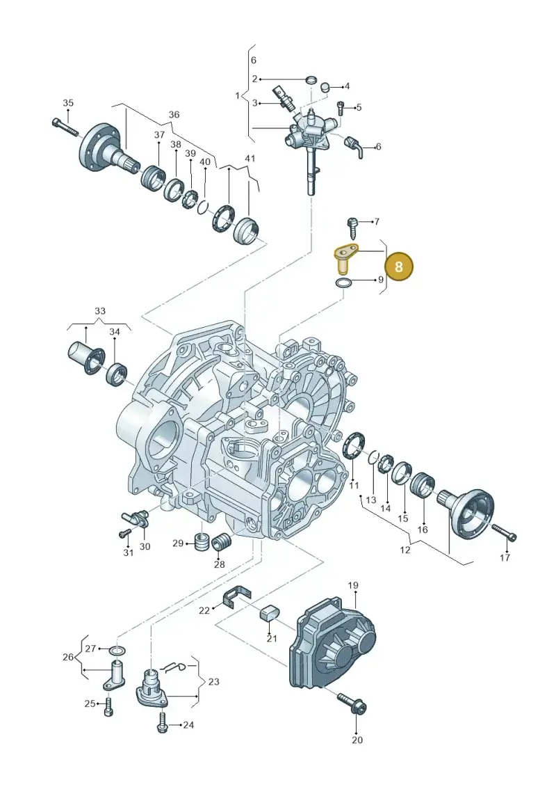 0A4301427B — Skoda Kamiq (2019-) diagram 827320020, position 8