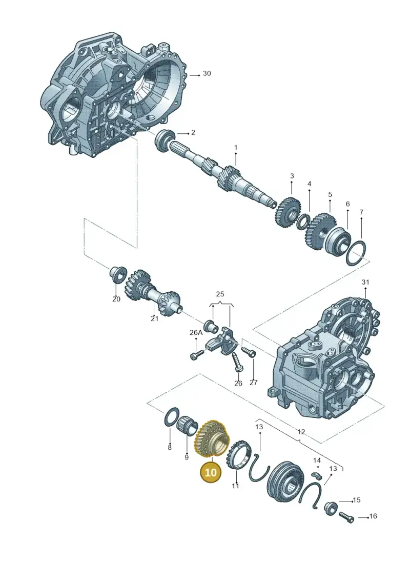 0A4311158 — Skoda Yeti (2013-2017) diagram 690311390, position 10