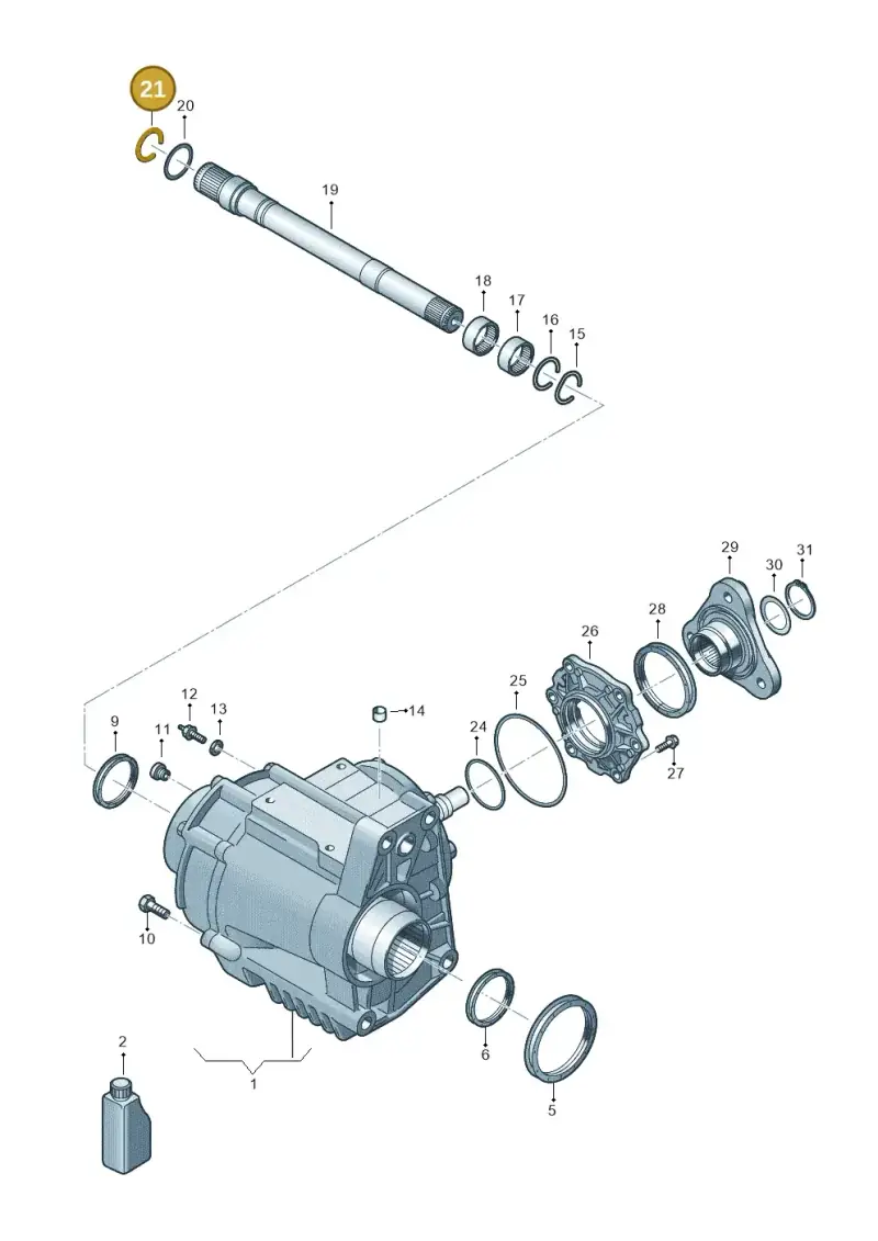 0A5409413D — Skoda Kodiaq (2018-2022) diagram 793409700, position 21