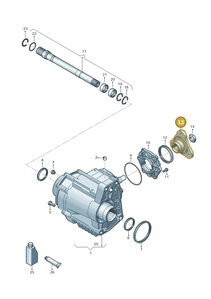 0A6409273B — Skoda Kodiaq (2018-2022) diagram 828409100, position 13