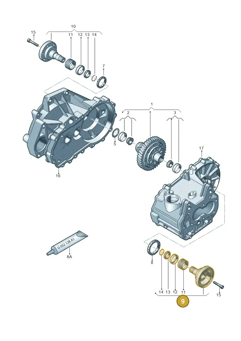 0AH409343 — Skoda Octavia (2019-2024) diagram 746409130, position 9