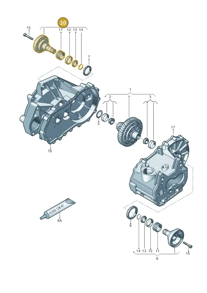 0AH409344 — Skoda Octavia (2019-2024) diagram 746409130, position 10