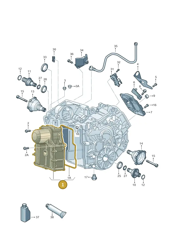 0AM325025HZ03 — Skoda Superb comfort (2008-2013) diagram 666321062, position 1