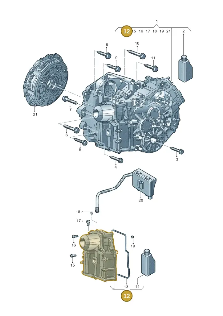 0AM325026CZ3M — Skoda Octavia (2017-2020) diagram 869300200, position 12