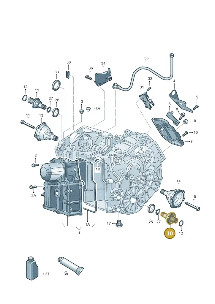 0AM409352A — Skoda Yeti (2013-2017) diagram 666321062, position 10