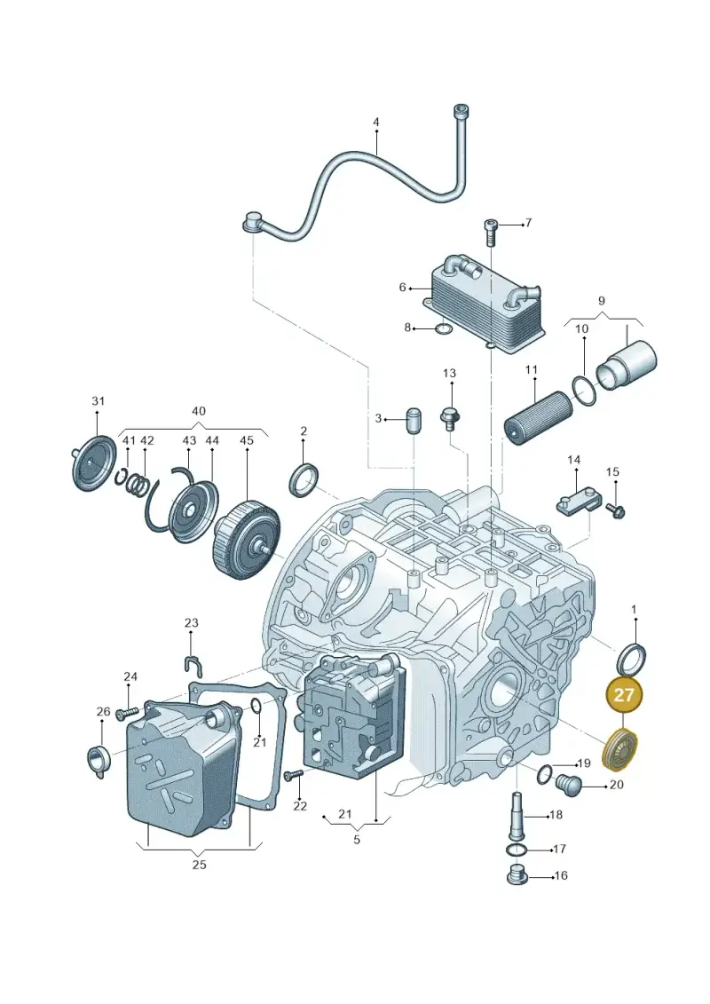 0BH301125E — Skoda Kodiaq (2017-2022) diagram 808321300, position 27