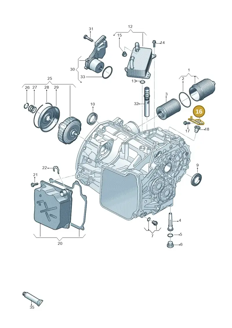 0BH321171 — Skoda Octavia (2019-2024) diagram 813300602, position 16