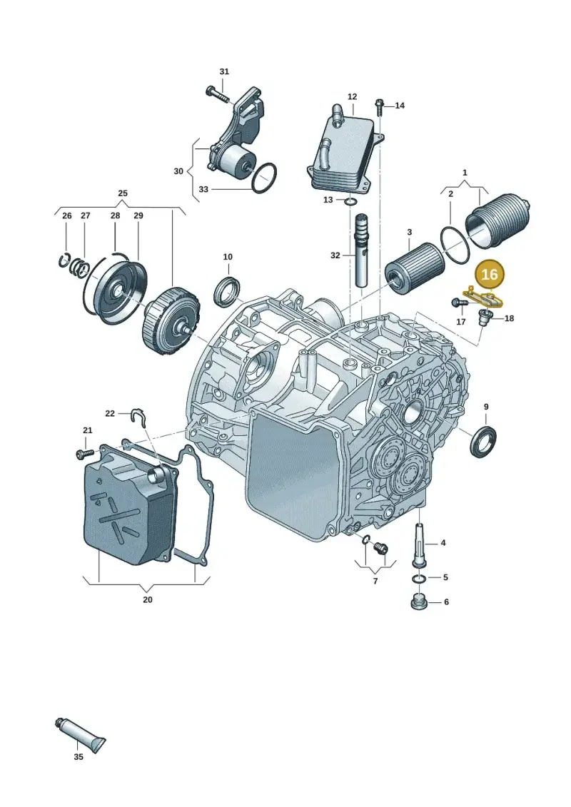 0BH321171 — Skoda Octavia (2019-2024) diagram 827300657, position 16