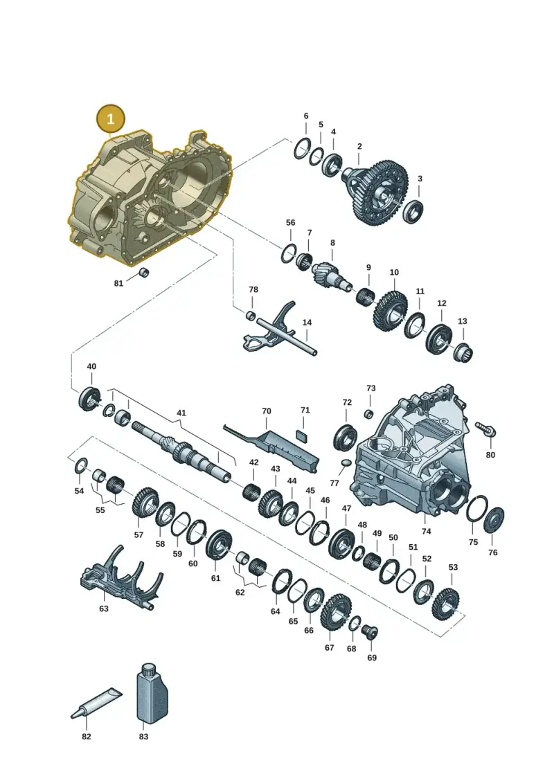 0C9301107L — Skoda Kamiq (2019-) diagram 2ga311150, position 1