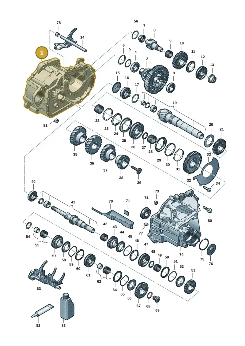 0C9301107L — Skoda Octavia (2019-2024) diagram 5h0311150, position 1