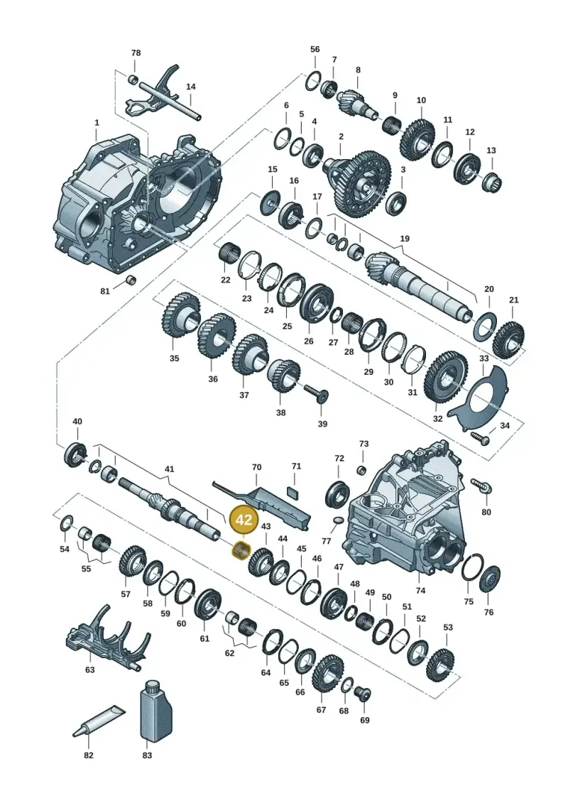 0C9311213A — Skoda Octavia (2019-2024) diagram 5h0311150, position 42