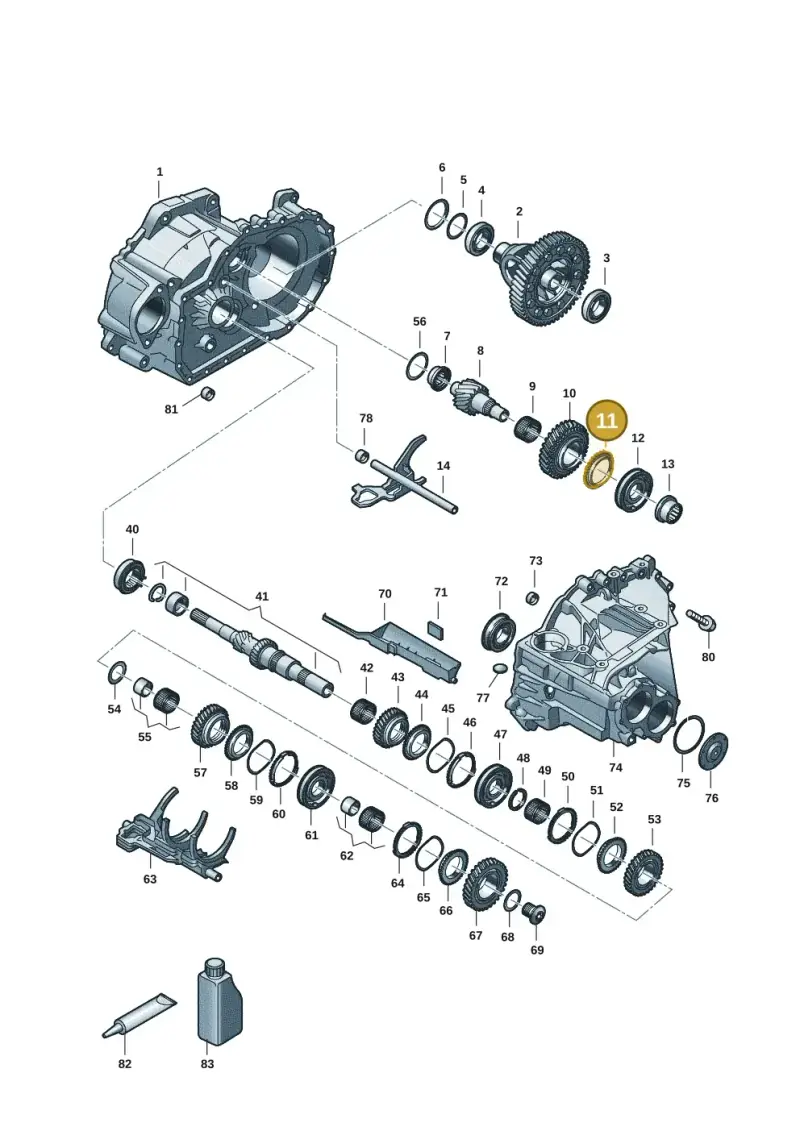 0C9311295B — Skoda Kamiq (2019-) diagram 2ga311150, position 11