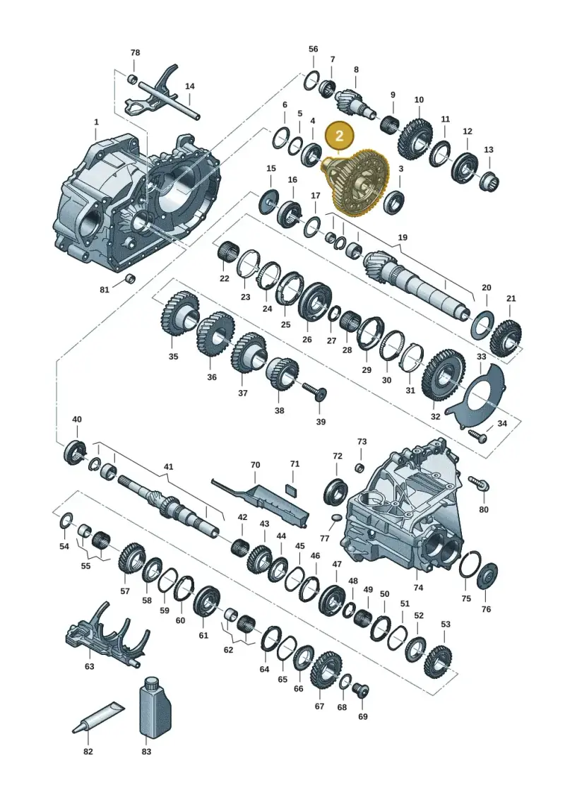 0C9409021AP — Skoda Octavia (2019-2024) diagram 5h0311150, position 2