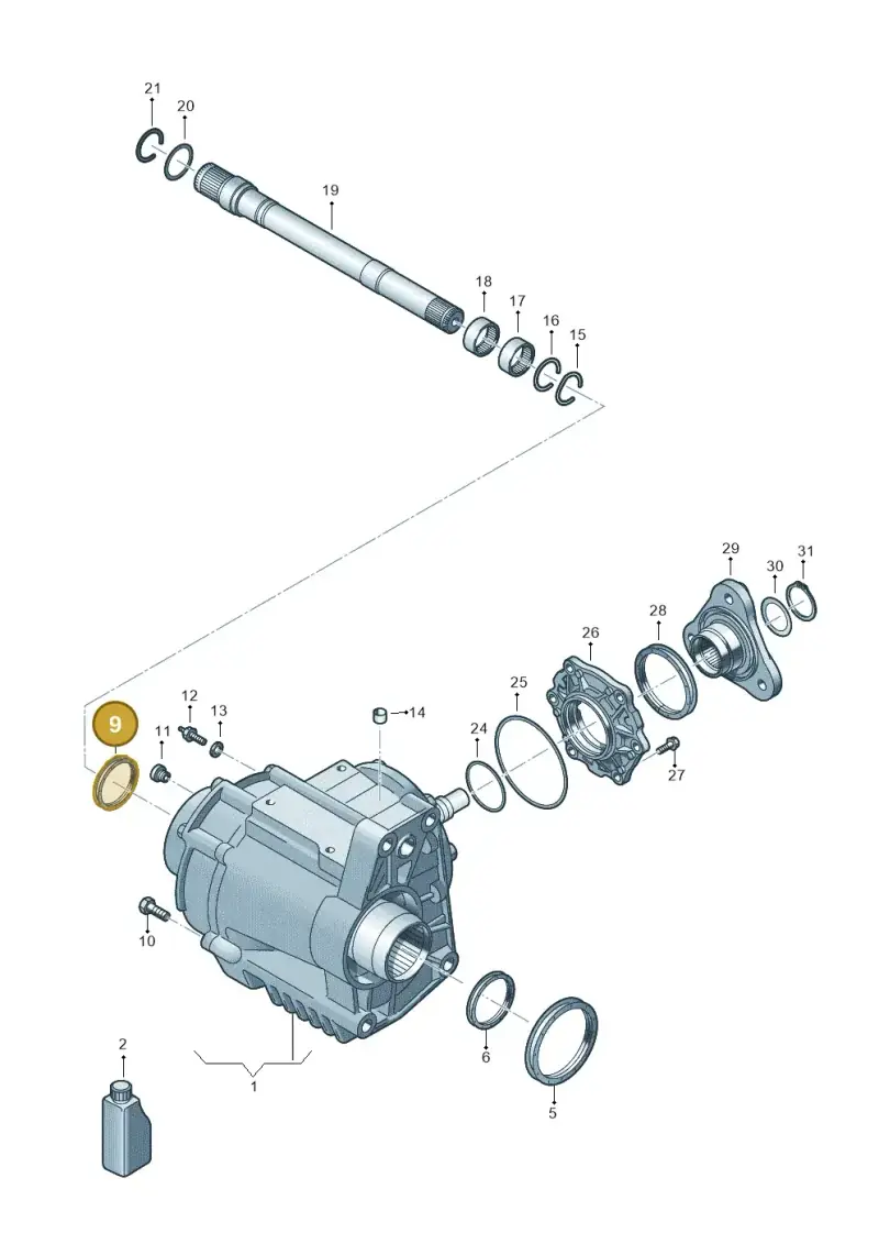 0CP409189B — Skoda Kodiaq (2018-2022) diagram 793409700, position 9