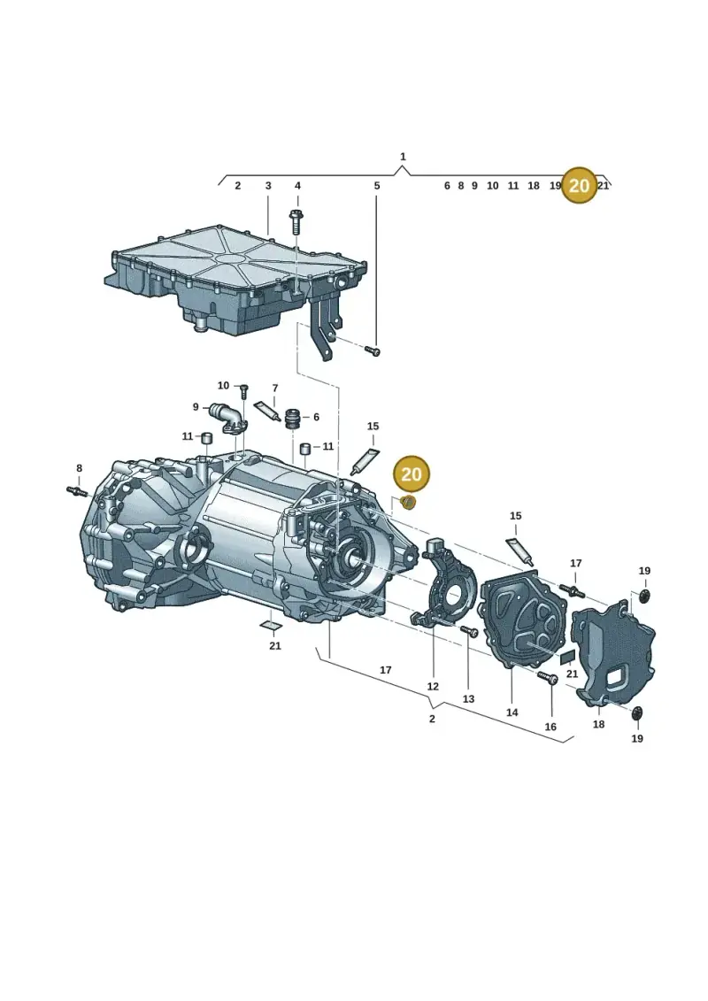 0EA122444 — Skoda Enyaq (2020-) diagram 10a901500, position 20