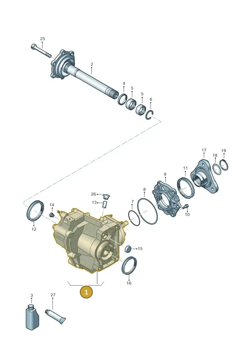 0FN409053C — Skoda Octavia (2019-2024) diagram 409053031, position 1