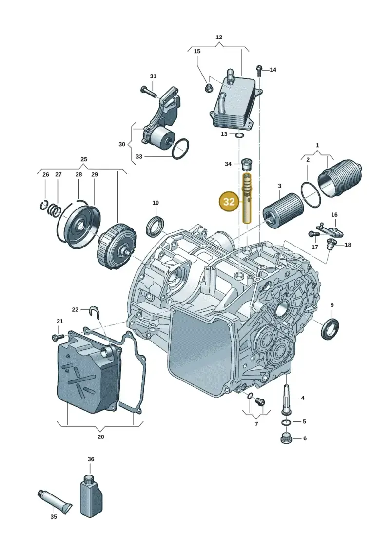 0GC301047D — Skoda Kodiaq (2024-) diagram 7t0301590, position 32