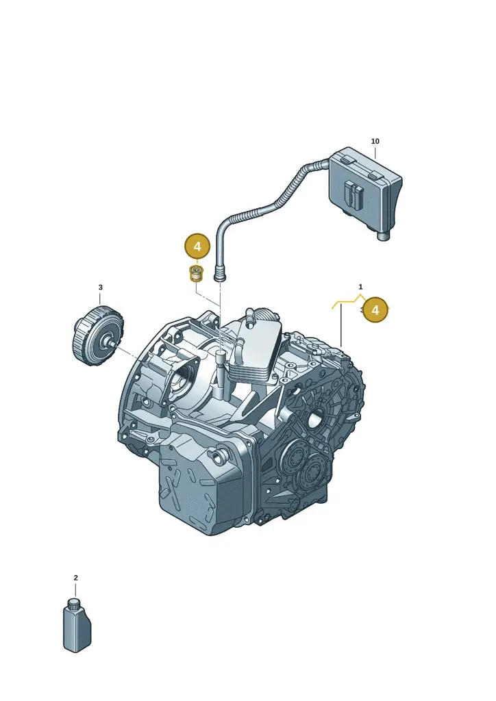 0GC301485 — Skoda Octavia (2019-2024) diagram 5h0300600, position 4